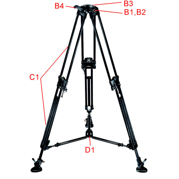 Штатив Manfrotto ROAD RUNNER VIDEO TRIPOD CARB. (540ART)
